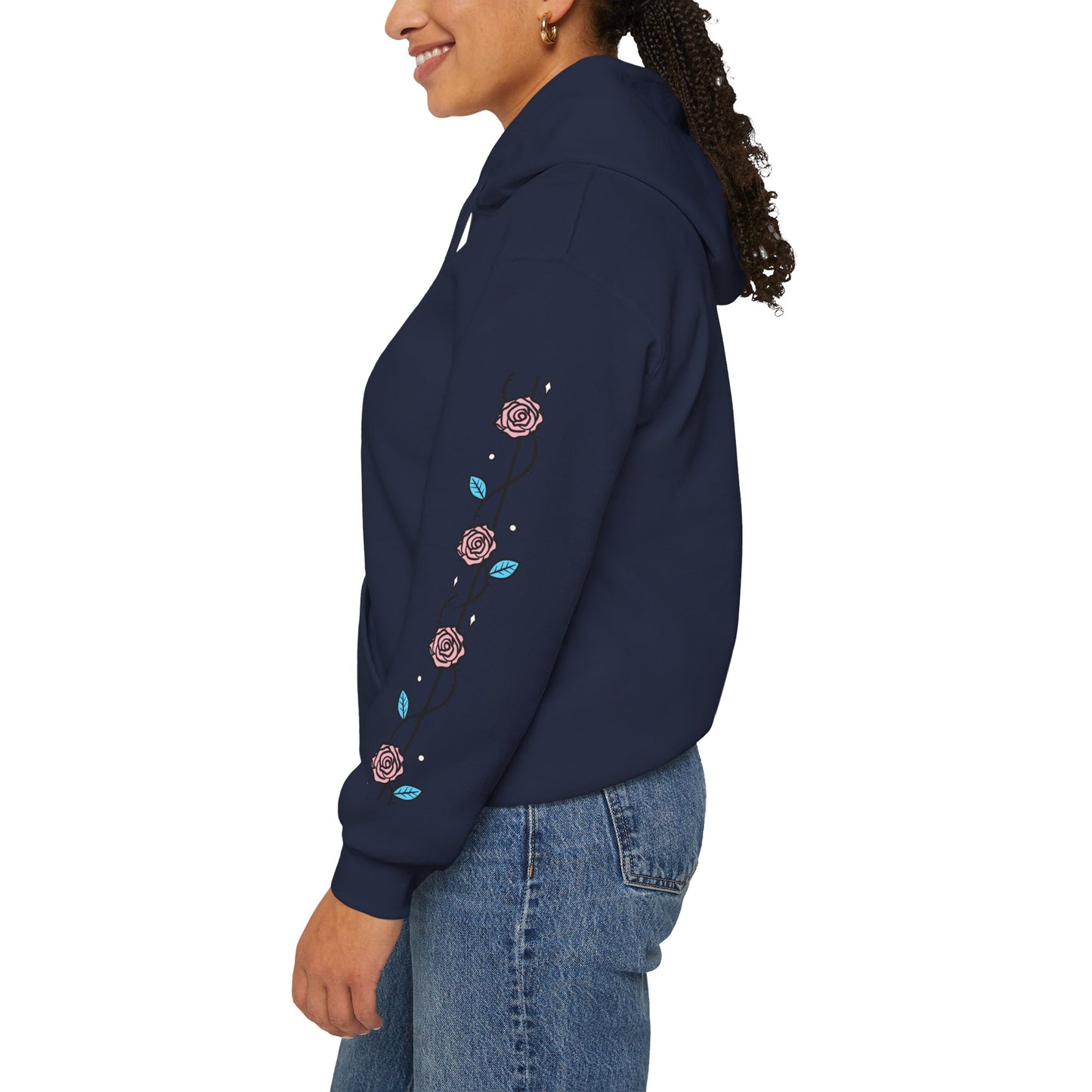 Thou Shalt Protect Trans Kids - Rose Edition Hoodie