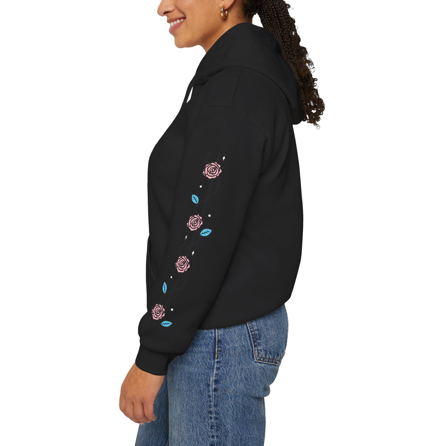 Thou Shalt Protect Trans Kids - Rose Edition Hoodie
