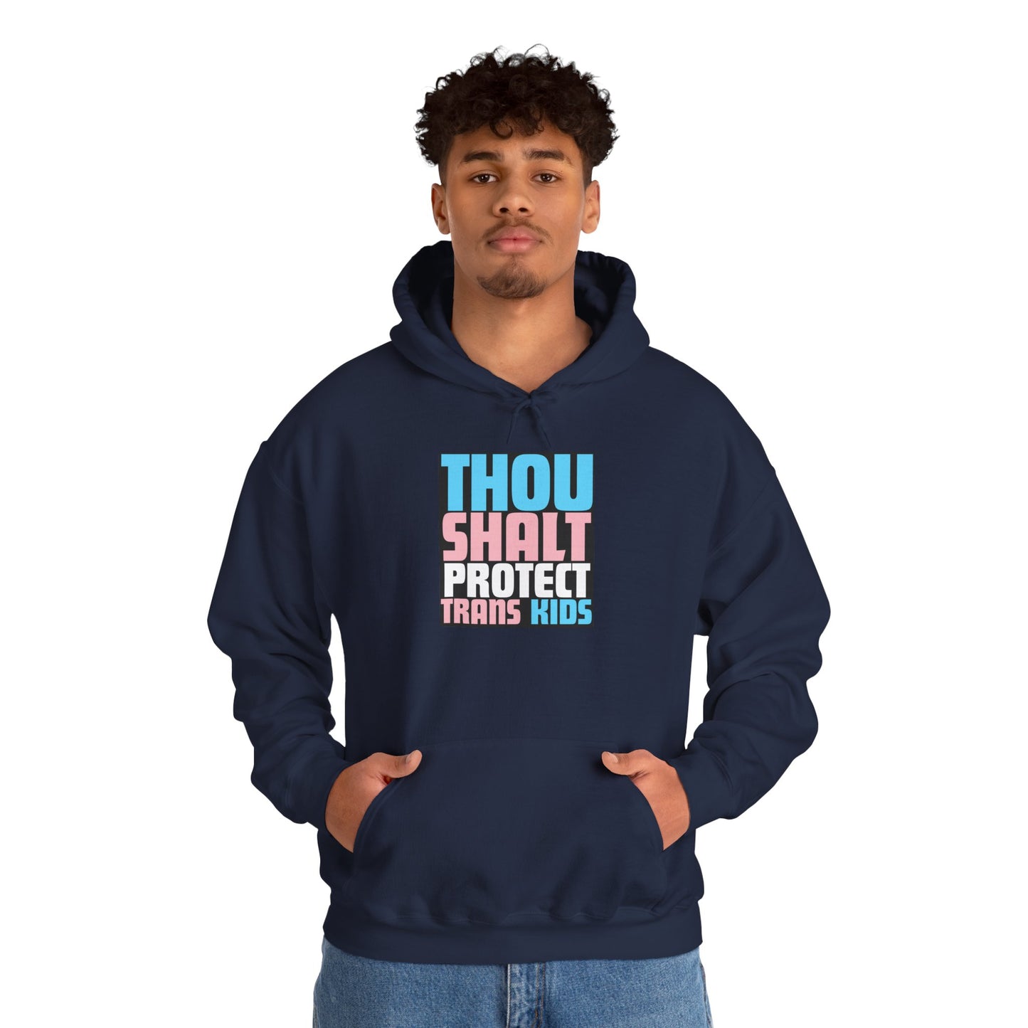 Thou Shalt Protect Trans Kids Hoodie
