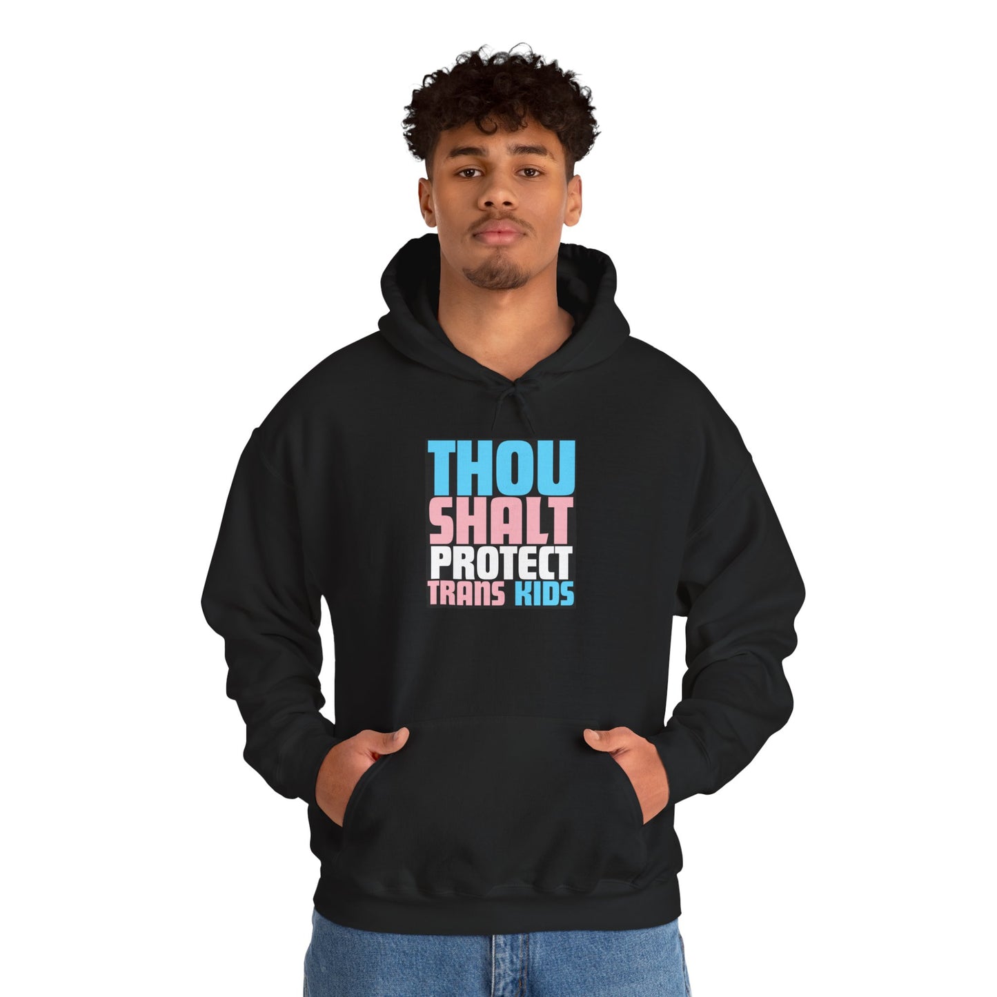 Thou Shalt Protect Trans Kids Hoodie