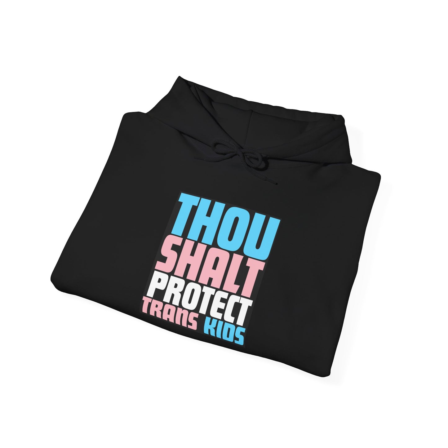 Thou Shalt Protect Trans Kids Hoodie