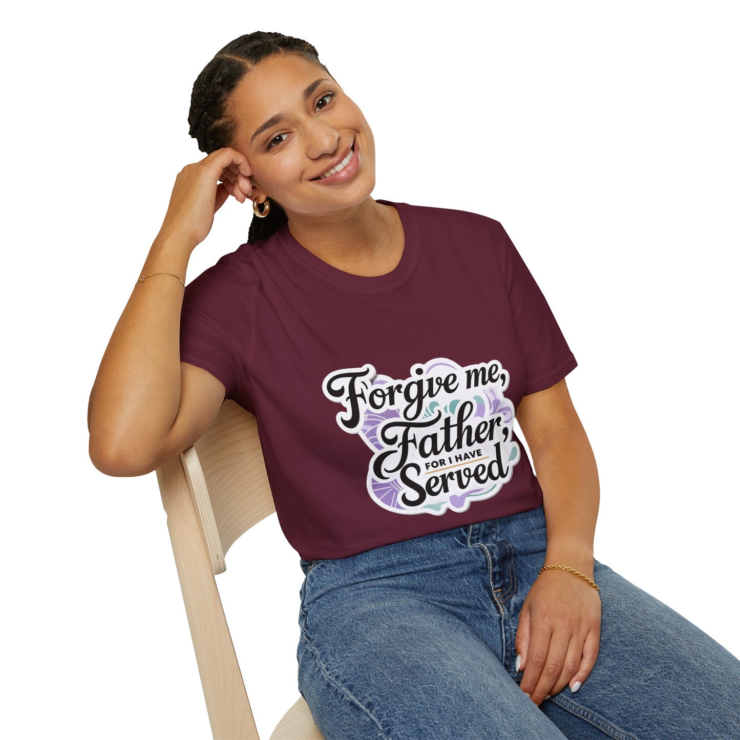 Forgive Me Father, For I Have Served - Unisex Softstyle Tee