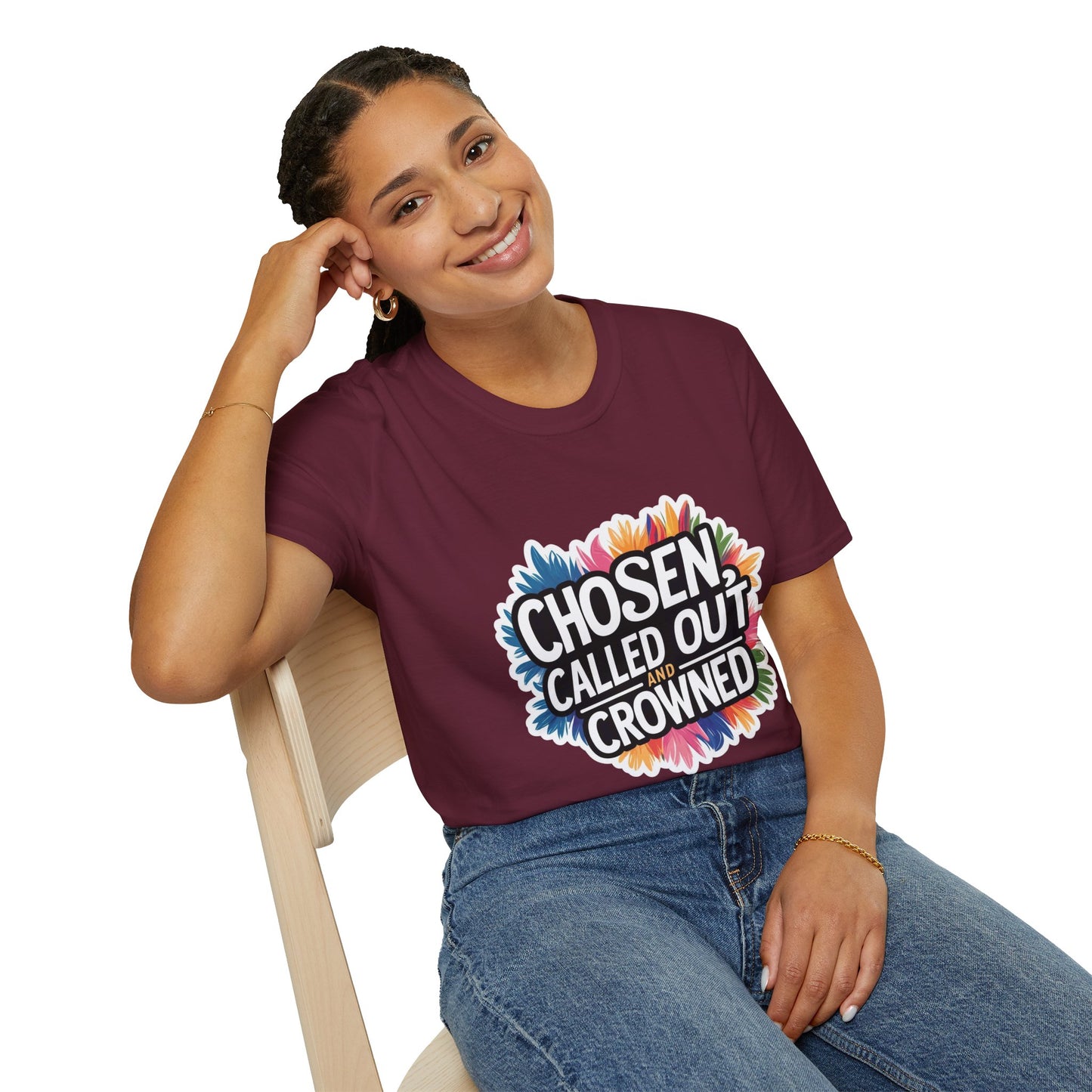 Chosen, Called Out, and Crowned - Unisex Softstyle Tee