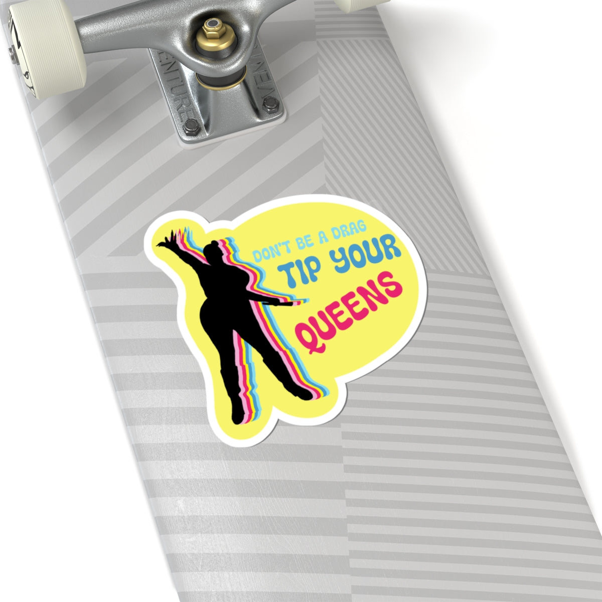 Tip Your Queens Featuring Isis D Frost Sticker