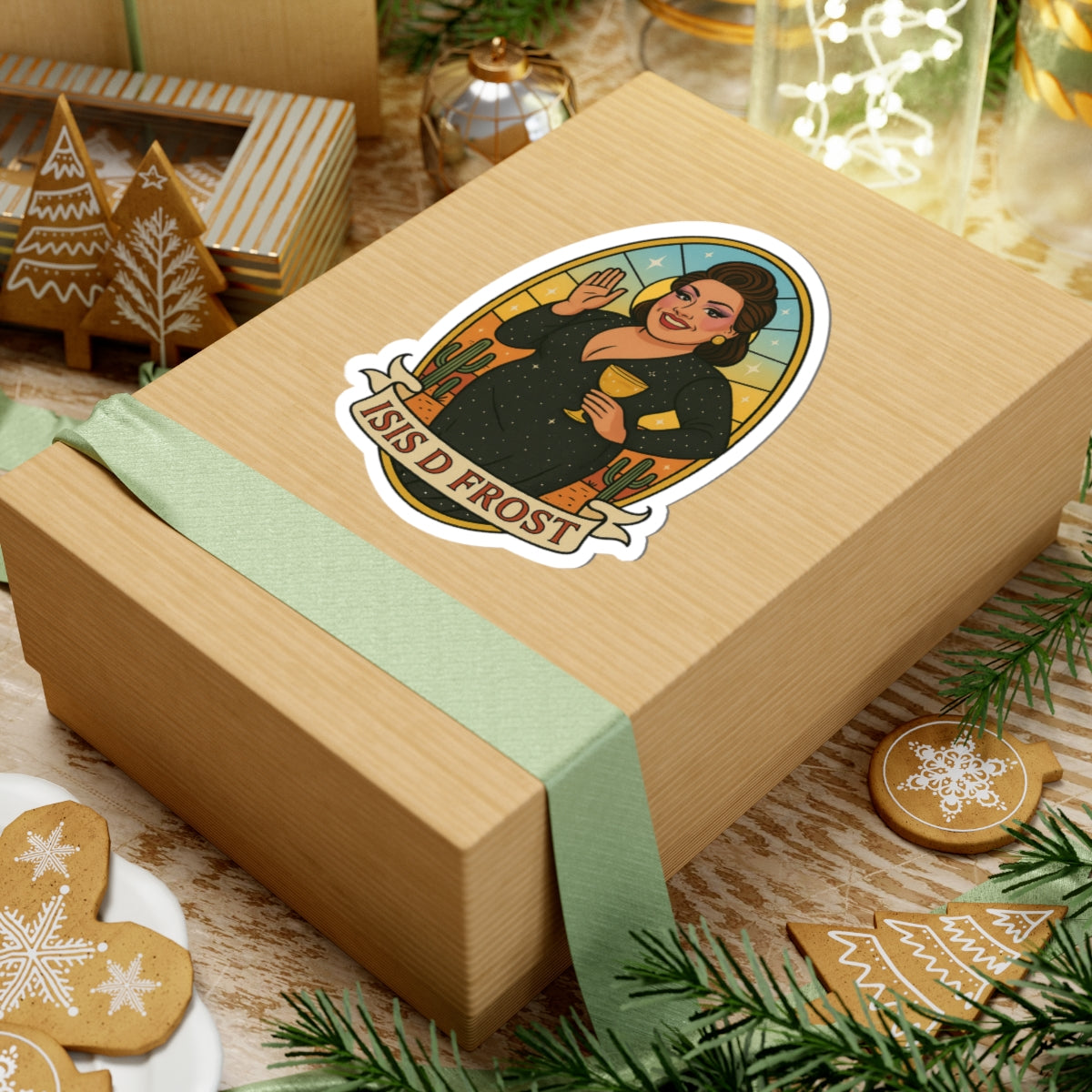 Saint Isis D Frost Sticker