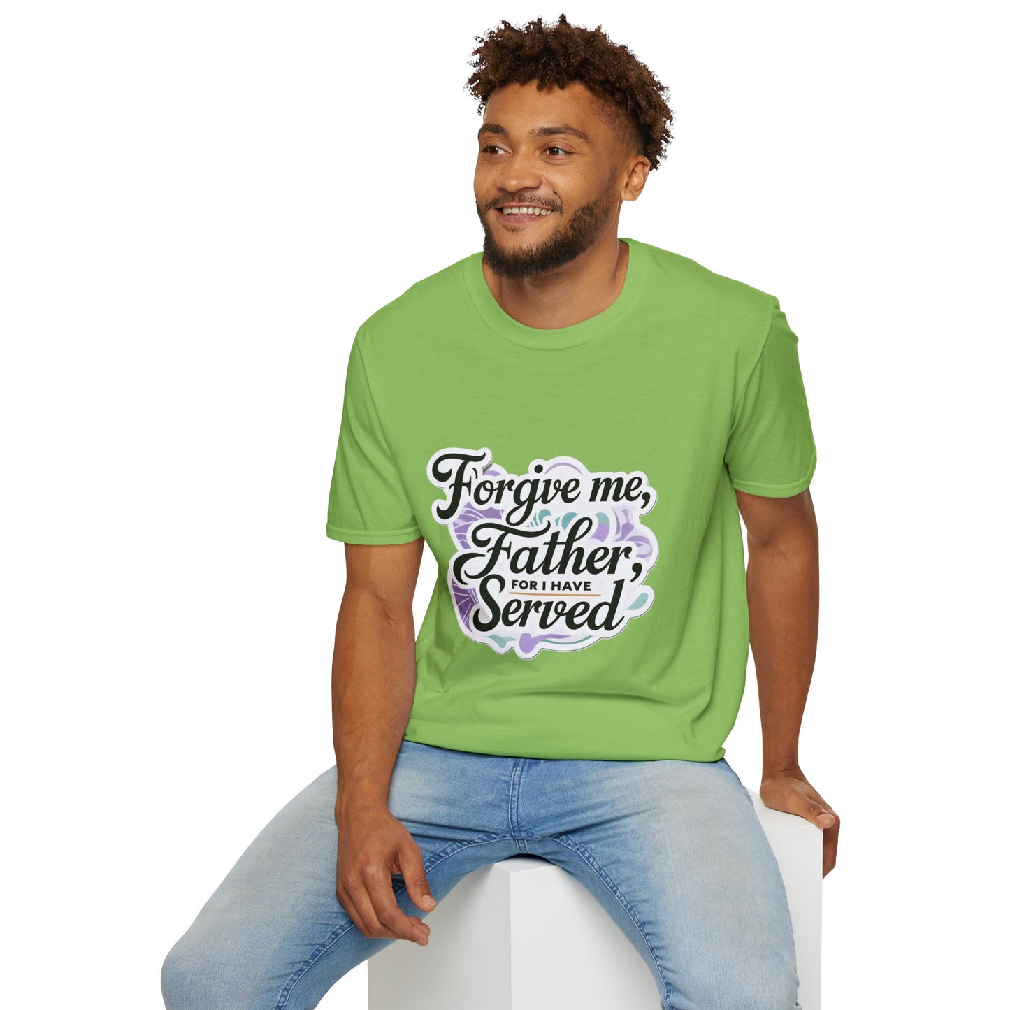 Forgive Me Father, For I Have Served - Unisex Softstyle Tee