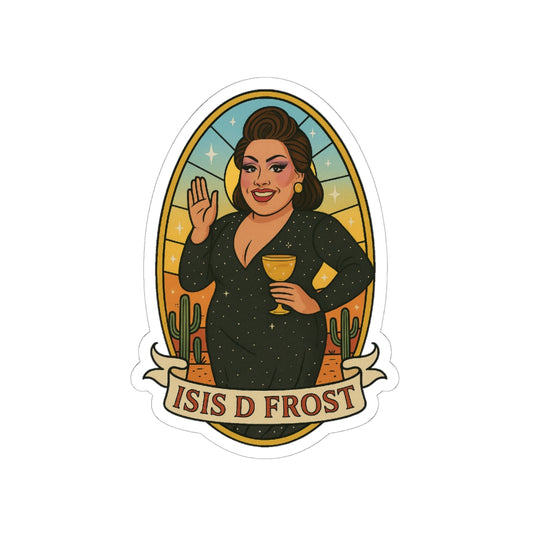 Saint Isis D Frost Sticker