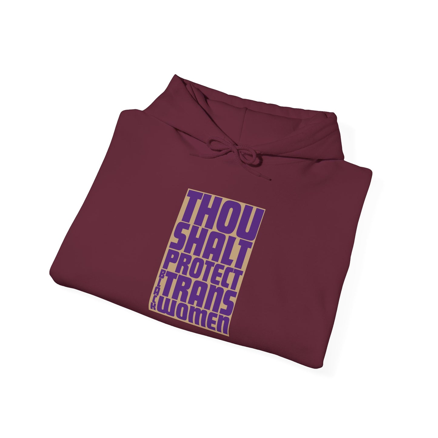 Thou Shalt Protect Black Trans Women - Rose Edition Hoodie