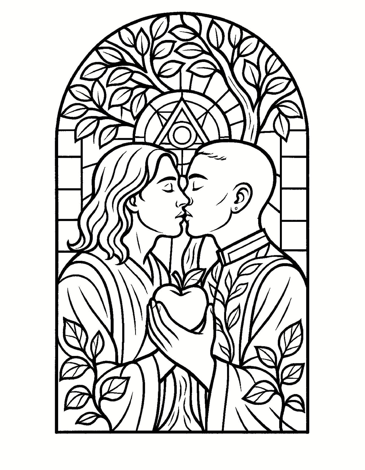 The Gospel of the Brick: Trans Joy is Sacred (Colored Pencil Edition!)