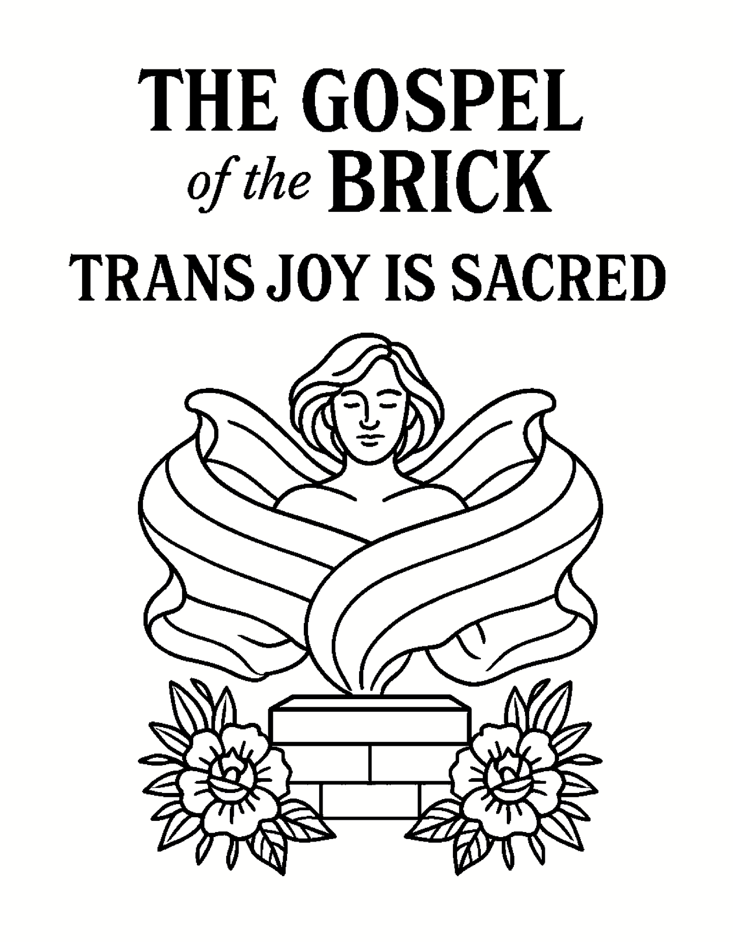 The Gospel of the Brick: Trans Joy is Sacred (Colored Pencil Edition!)